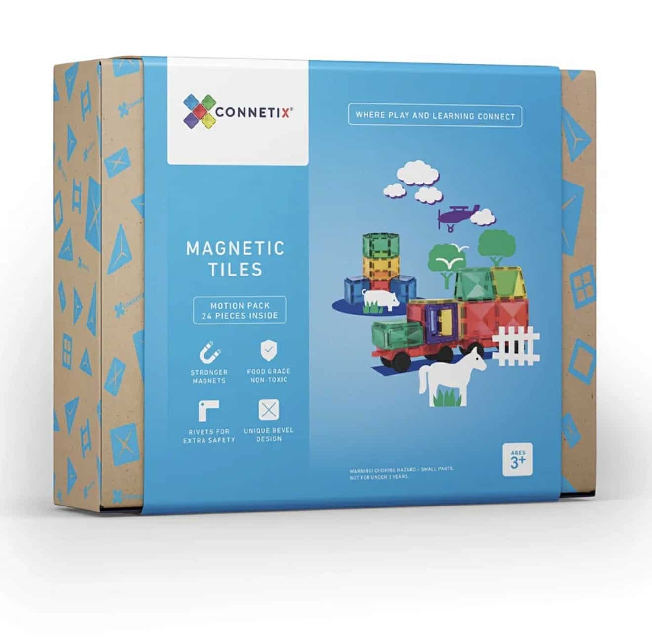 Connetix 24pack Rainbow Motion 